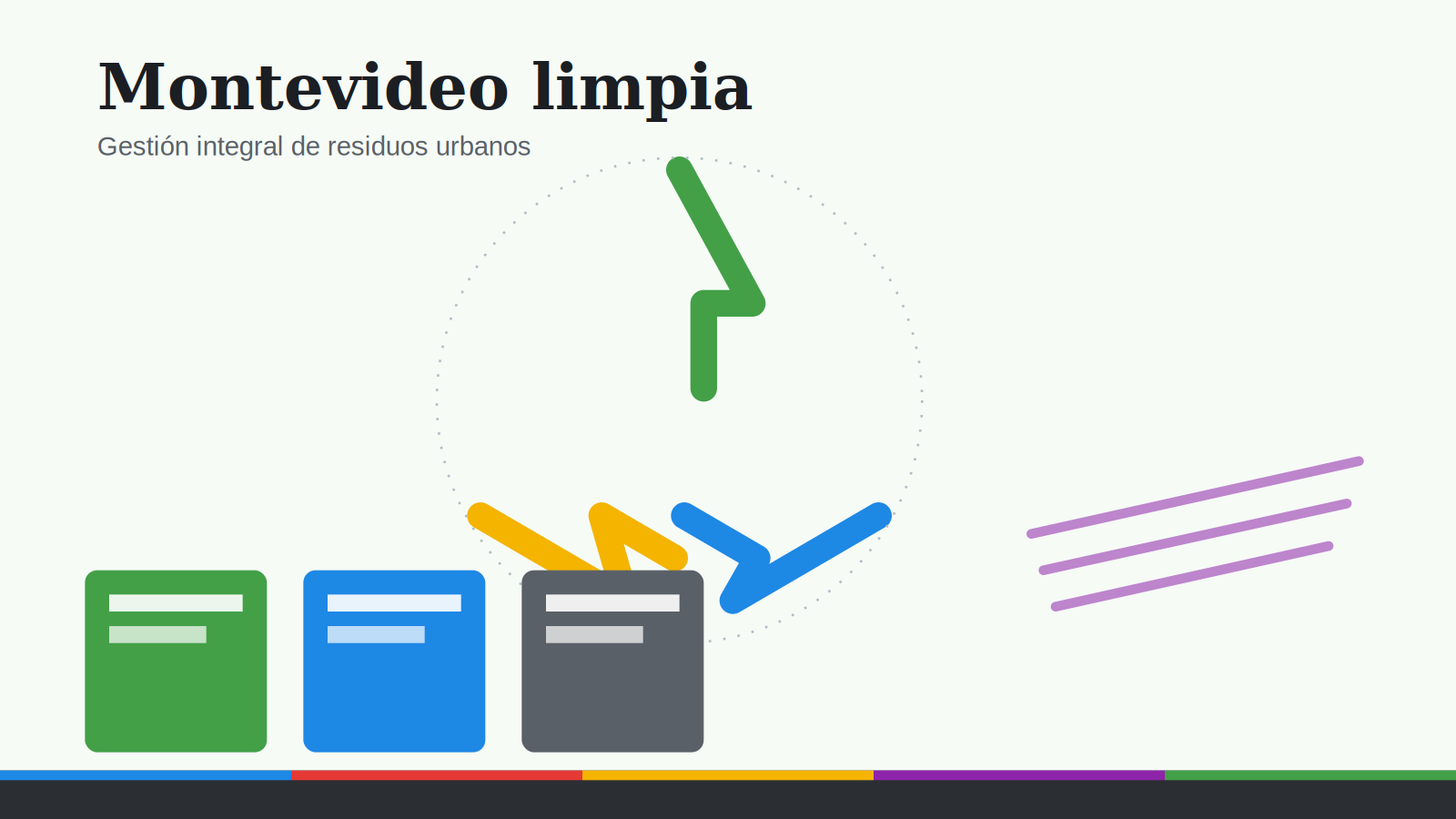 Propuestas para Montevideo en limpieza